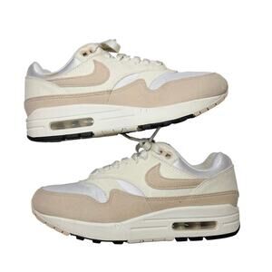 Nike Air Max 1 Pale Ivory Womens 7.5 Cream Sneakers Workout Shoes Neutral